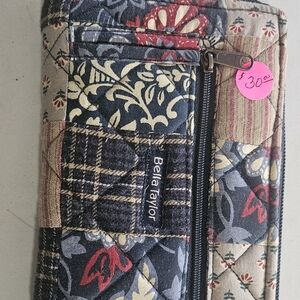 Bella Taylor Multicolor Patchwork Clutch